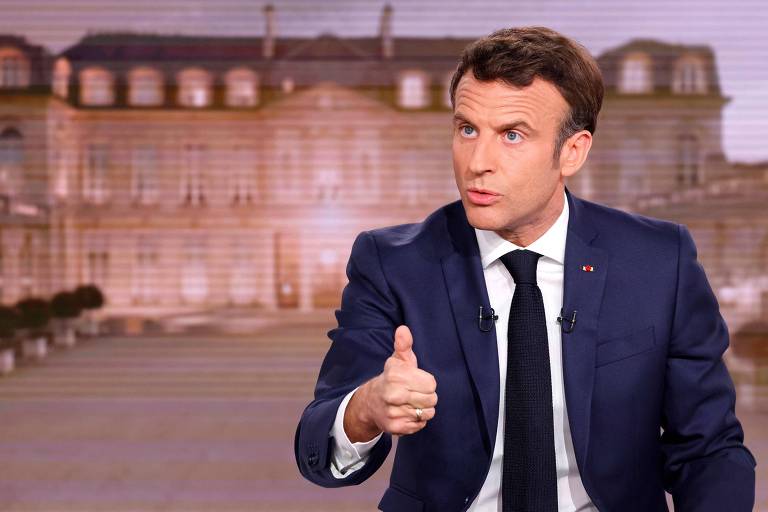 Macron abre 10 pontos de vantagem sobre Le Pen em pesquisa para eleição na França