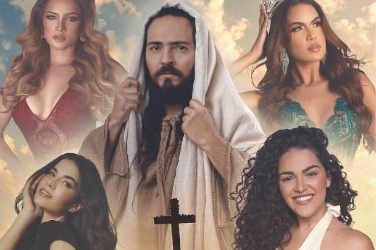 Cartaz de Jesus com misses de decote gera polêmica no Piauí