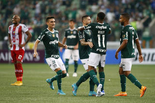 Copa Libertadores - Group A - Palmeiras v Independiente Petrolero