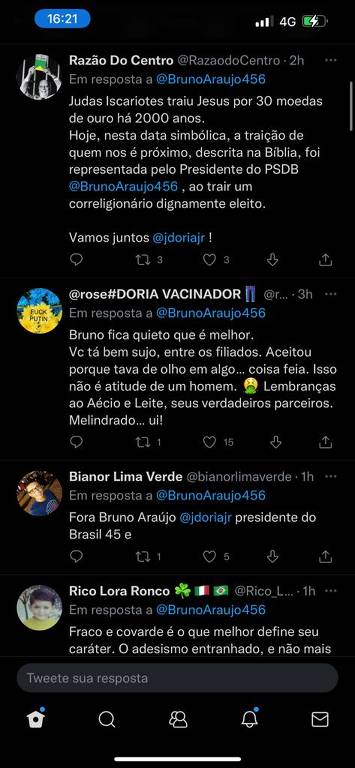 Militantes do PSDB pedem renúncia do presidente do partido no Twitter