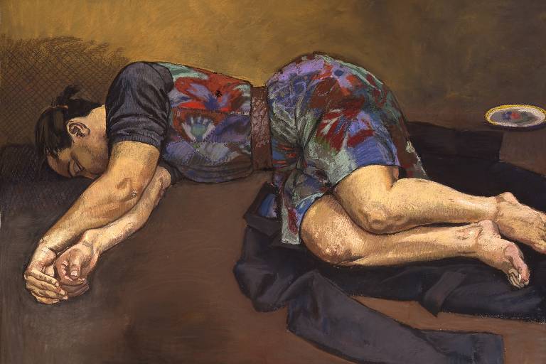 'Sleeper', obra de 1994, de Paula Rego, na Bienal de Veneza