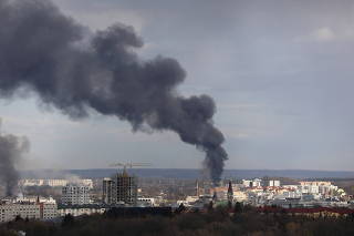 Russia's attack on Ukraine continues, in Lviv
