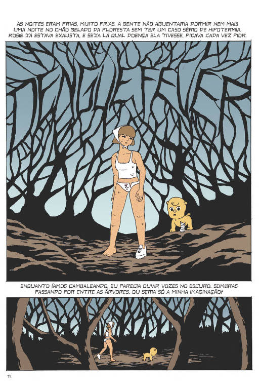 Veja trechos da HQ 'Rosie na Floresta', primeira graphic novel de Nathan Cowdry