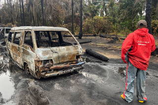 Explosion at illegal oil refinery in Ohaji-Egbema Local Government Area of Imo state