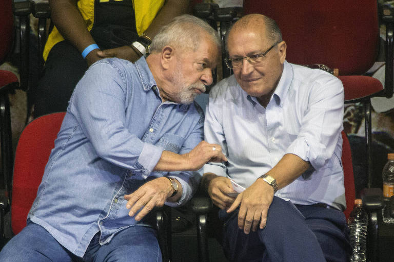 O ex-presidente Lula (PT) e o ex-governador Geraldo Alckmin (PSB)