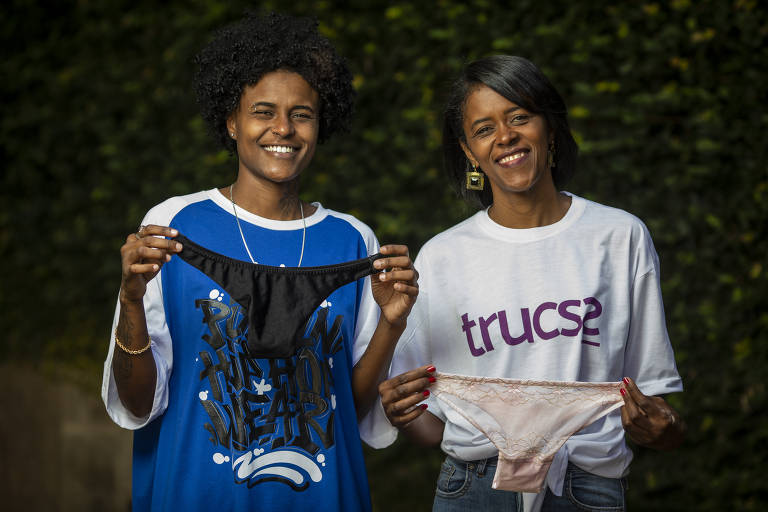 Silvana Bento e sua filha Natália Pietra estão à frente da Trucss, que comercializa calcinhas para mulheres trans aquendarem de maneira saudável