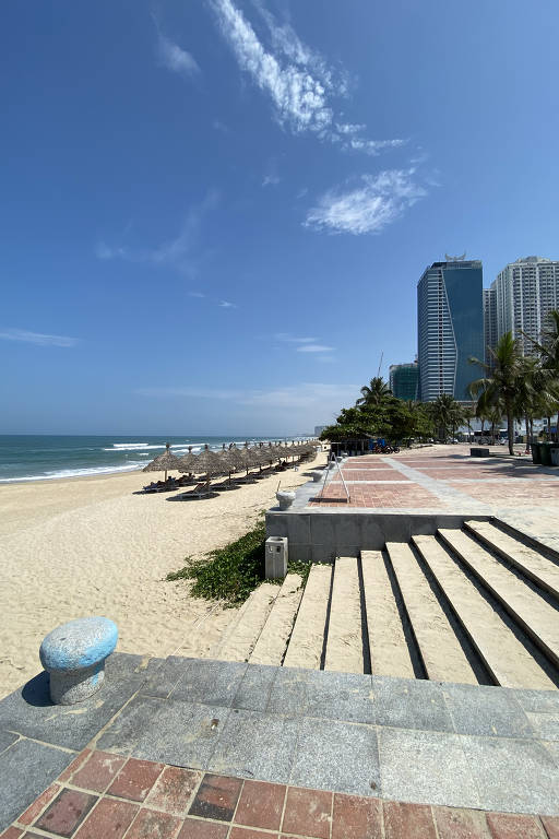 Da Nang, no Vietnã, tem praias lindíssimas com estrutura de cidade grande