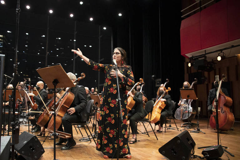 Mônica Salmaso se apresenta em concerto com a Orquestra Brasil Jazz Sinfônica