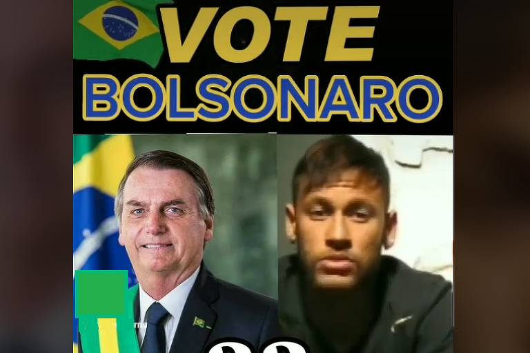 Vídeo de Neymar com apoio a Aécio foi editado para parecer em favor de Bolsonaro