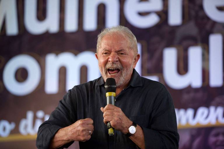 O ex-presidente Lula, em evento em São Paulo
