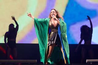 Show da cantora Daniela Mercury no 1º de Maio em SP