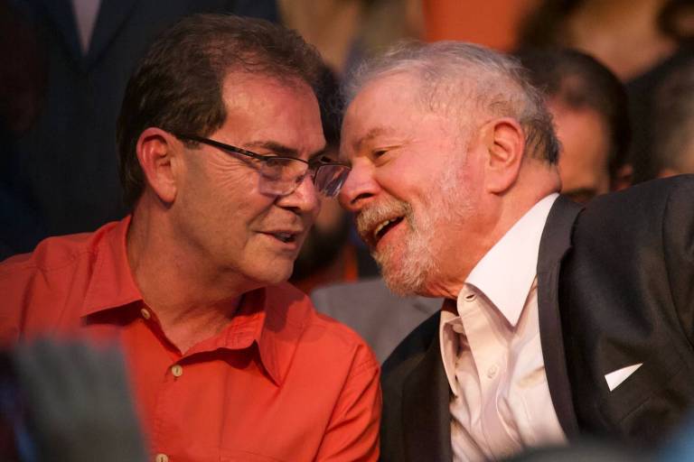O ex-presidente Lula (PT) com Paulinho da Força em evento do partido Solidariedade
