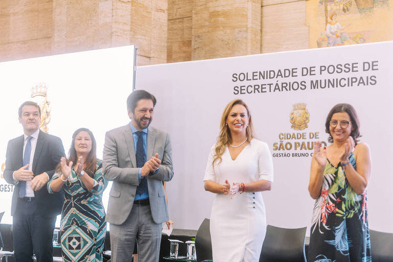 Ricardo Nunes empossa seis secretários municipais em São Paulo
