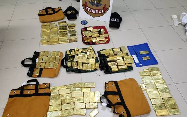 Cerca de 110 kg de ouro apreendidos no aeroporto de Goiânia em junho de 2019 é investigado pela PF