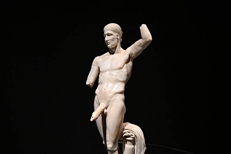 Seios, pênis e bumbuns são exibidos em mostra de arte erótica no Império Romano
