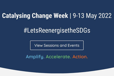 Catalysing Change Week terá sessões virtuais e presenciais de 9 a 13 de maio de 2022