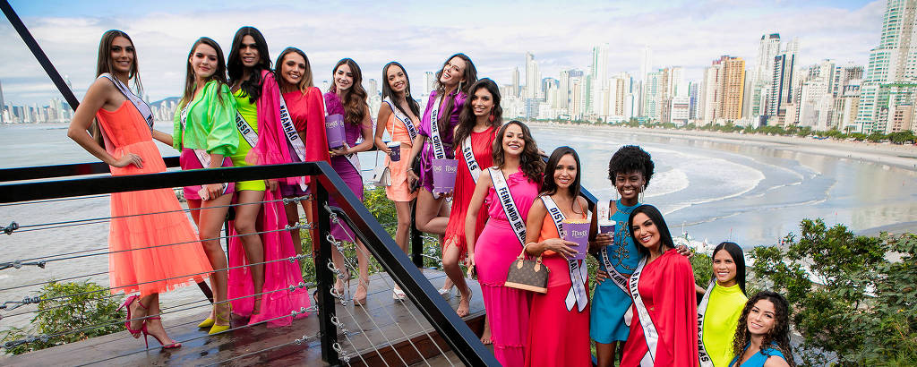 Candidatas do Miss Supranational Brasil 2022, em Balneário Camboriú (SC)