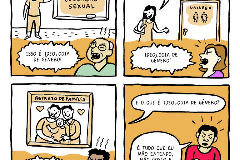 Dicionário ilustrado investiga expressões da direita como 'ideologia de gênero'; veja imagens
