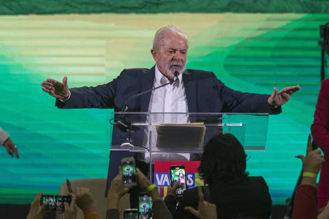 SÃO PAULO, SP, 07.05.2022 - Ato de lançamento da pré-candidatura de Lula (PT) à presidência da República, com Geraldo Alckmin de vice, em São Paulo. (Foto: Marlene Bergamo/Folhapress)