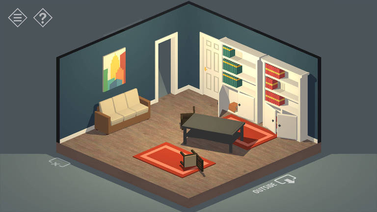 Imagem do jogo "Tiny Room Story: Town Mystery"