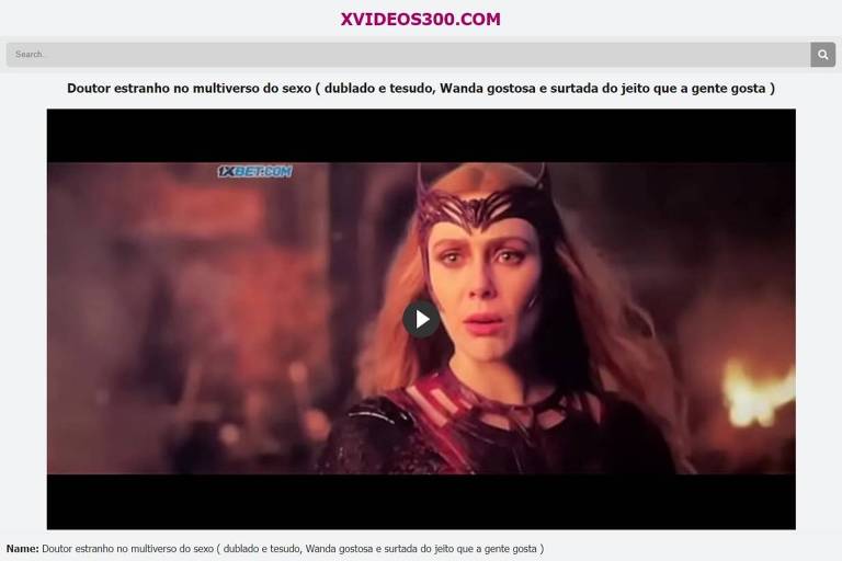 Cópia pirata dublada de Doutor Estranho é publicada em site pornô