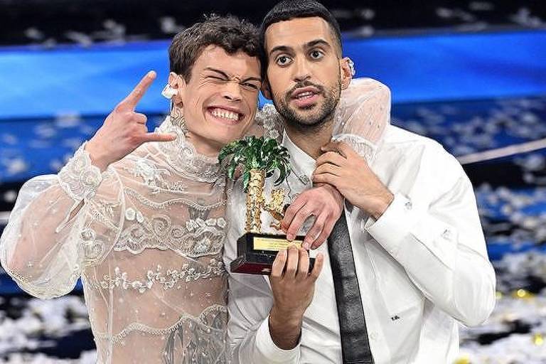 A dupla Mahmood e Blanco pode dar à Itália um novo bicampeonato no Eurovision