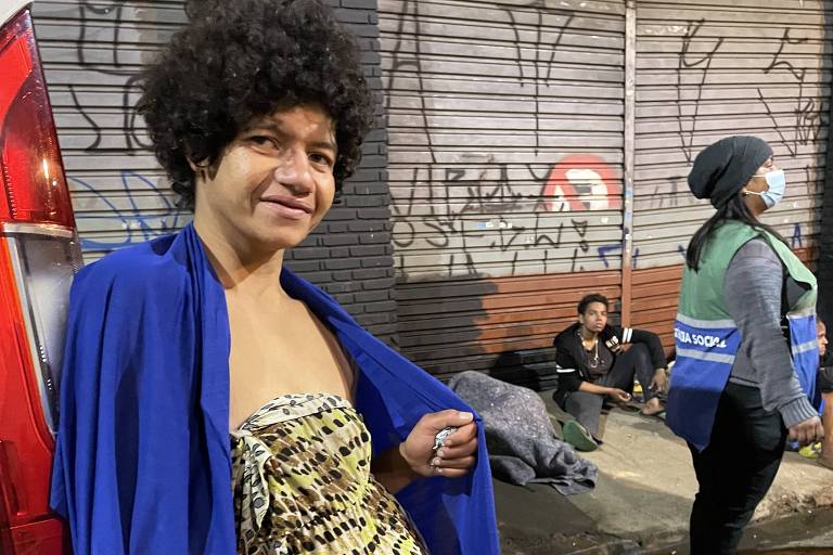 Grávida, Simone Soares Alves de Aguiar foi para abrigo após ação policial