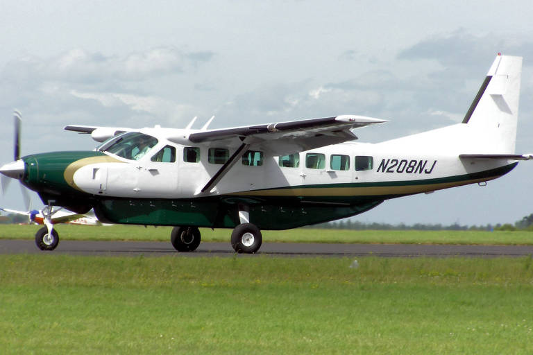 O monomotor Cessna 208, modelo semelhante ao do caso na Flórida