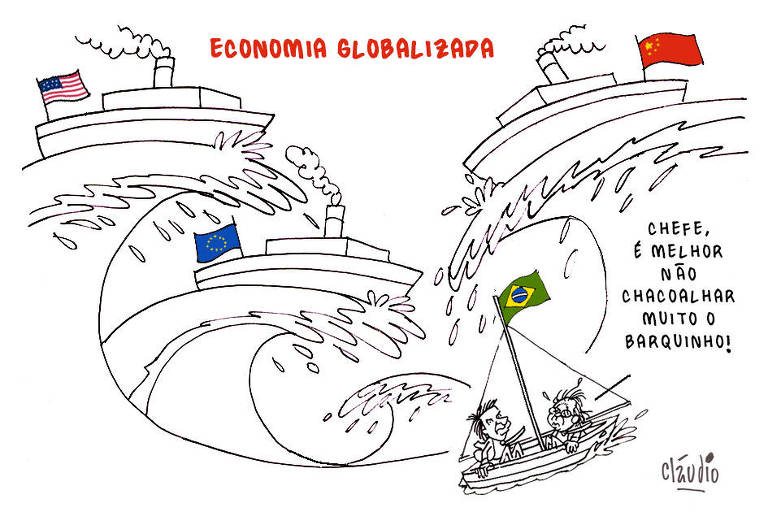 Economia mundial balança e Bolsonaro tumultua
