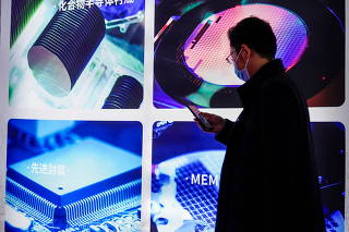 FILE PHOTO: Semicon China trade fair for semiconductor technology, in Shanghai