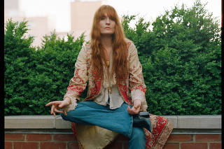 Florence Welch, of Florence and the Machine, in Manhattan.