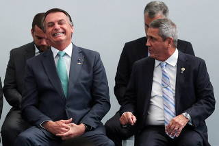 FILE PHOTO: Brazil's President Jair Bolsonaro attends an event in Rio de Janeiro