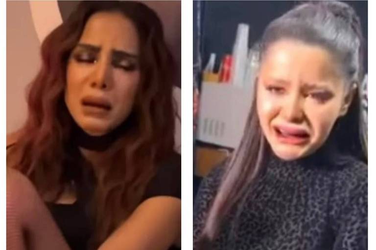 Anitta, Maraisa, Mion e mais famosos aderem ao filtro do choro; confira vídeos