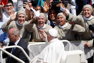 Pope Francis leads Holy Mass in St. Peter's Square and canonises ten new saints