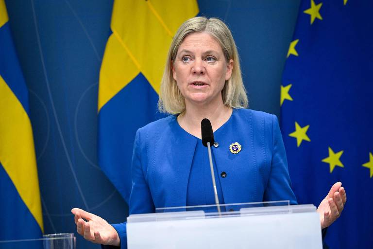 Suécia oficializa pedido para entrar na Otan, e Putin fala em reação proporcional