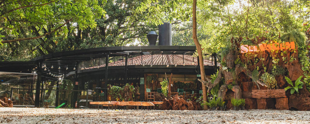 Fachada do restaurante Selvagem, novidade no parque Ibirapuera