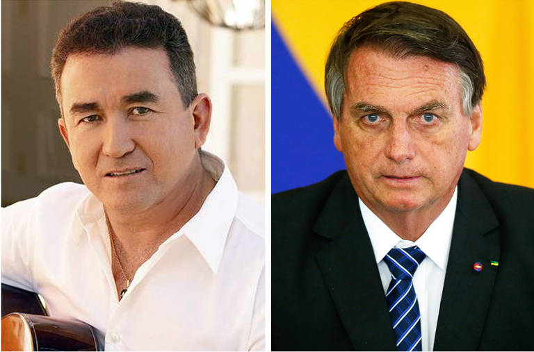 Amado Batista e Jair Bolsonaro