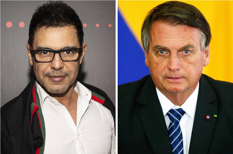 Zezé de Camargo e Jair Bolsonaro