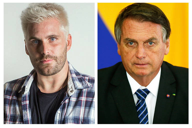 Thiago Gagliasso e Jair Bolsonaro