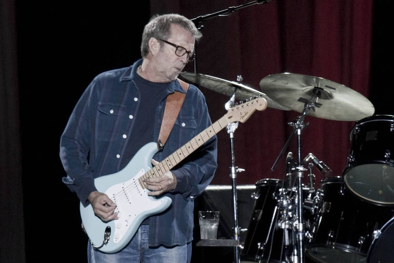 Show do musico Eric Clapton no estádio do Morumbi