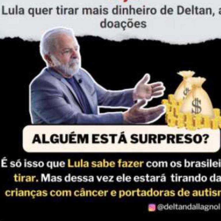 Ex-procurador Deltan Dallagnol critica Lula no Instagram