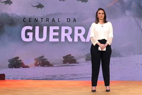 Cecilia Flash e Tiago Eltz no novo programa Central da Guerra. GloboNews estreia novo programa Central da Guerra e abre sinal no g1 e operadoras