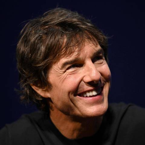 US actor Tom Cruise smiles during a 