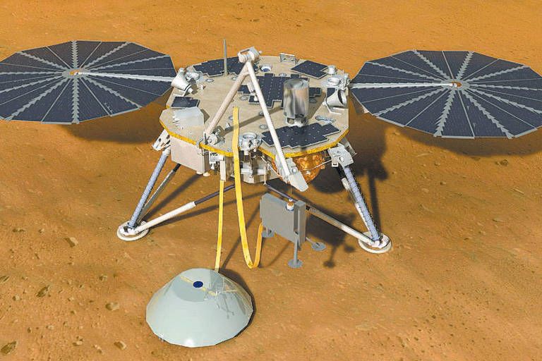 Nasa anuncia fim iminente das operações do robô InSight em Marte