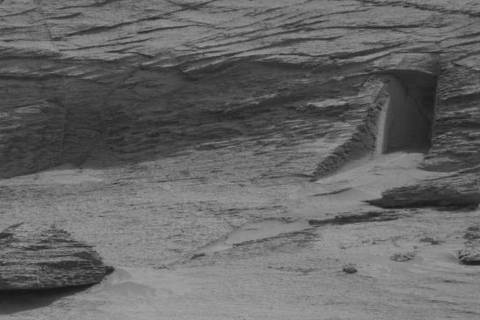 Registro enviado pela sonda Curiosity levantou questões sobre aspecto de formação rochosa no planeta vermelho