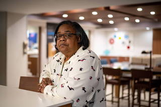 Kim Williams, 62, lost her job early in the pandemic but has recently gone back to work. (Desiree Rios/The New York Times)