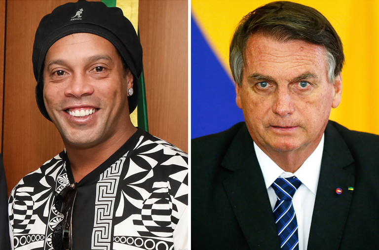 Ronaldinho Gaúcho e Jair Bolsonaro