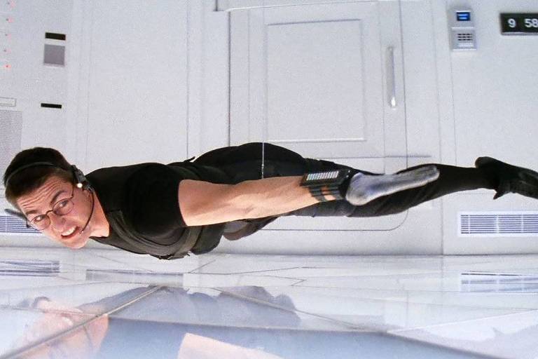Tom Cruise em "Missão Impossível"