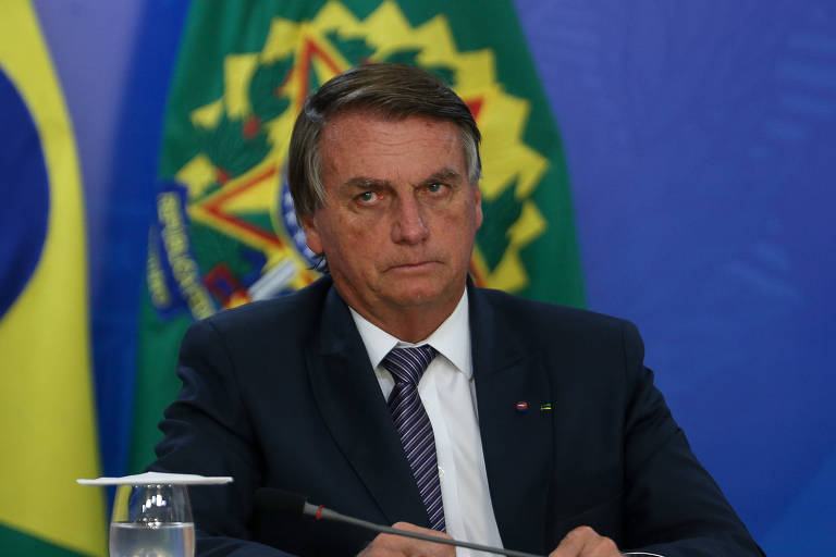 O presidente Jair Bolsonaro (PL)
