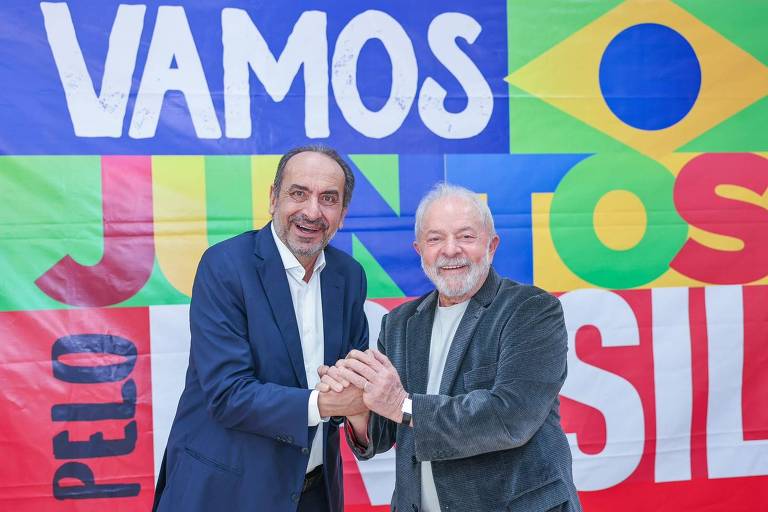 Lula e Kalil - Lula anuncia acordo entre PSD e PT para as eleições em Minas